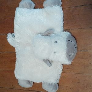 Jellycat Truffles Lamb Plush Pillow Cream Tan Sheep Lovey 12” x 14” Soft Medium